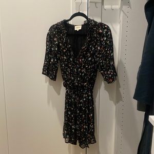 SEZANE mid sleeve mini dress